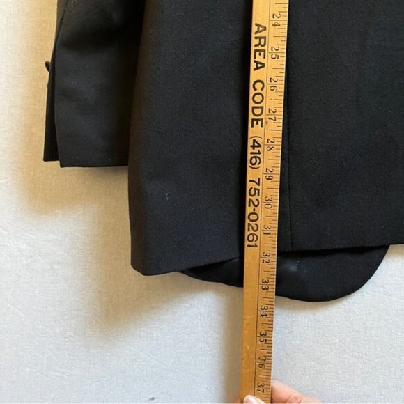 Vintage Hugo Boss Einstein wool 3 button blazer 24" PTP Sz XL - Picture 12 of 15